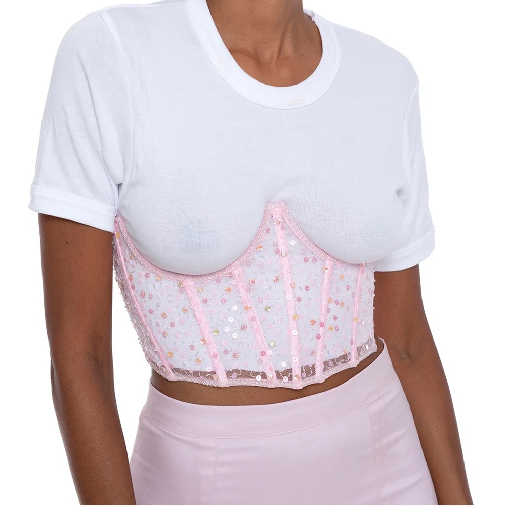 Dyspnea Ta Ta Bodice in Pink